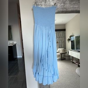 Blue Island halter top dress. Size L